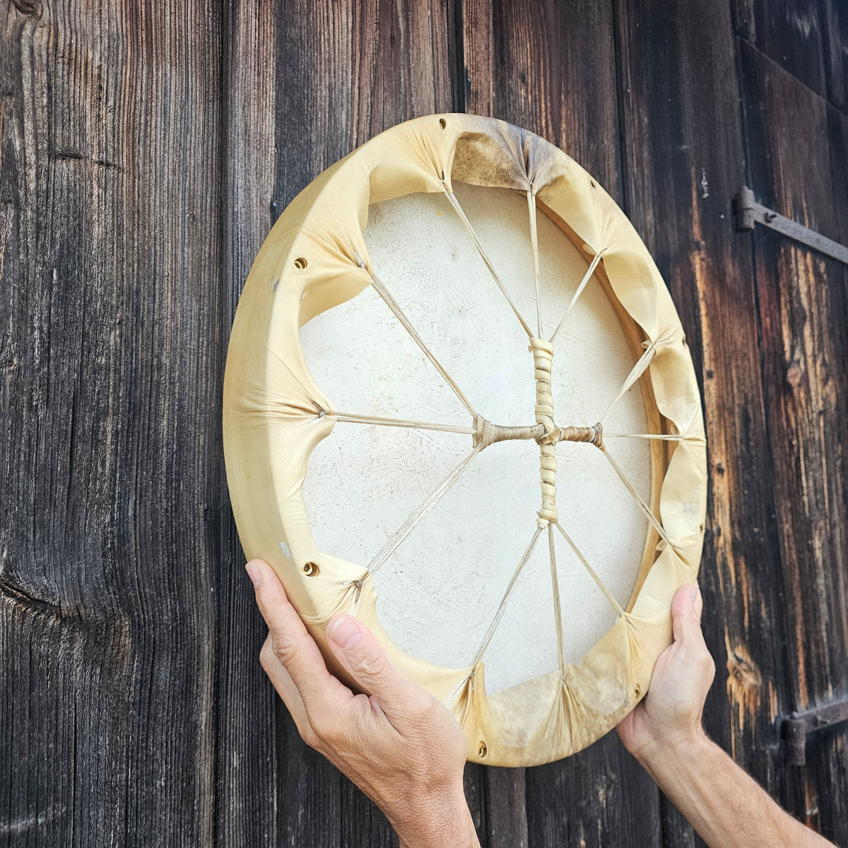 Tambour de chaman de la nouvelle lune ø 45 cm - accordable - cerf de barrage