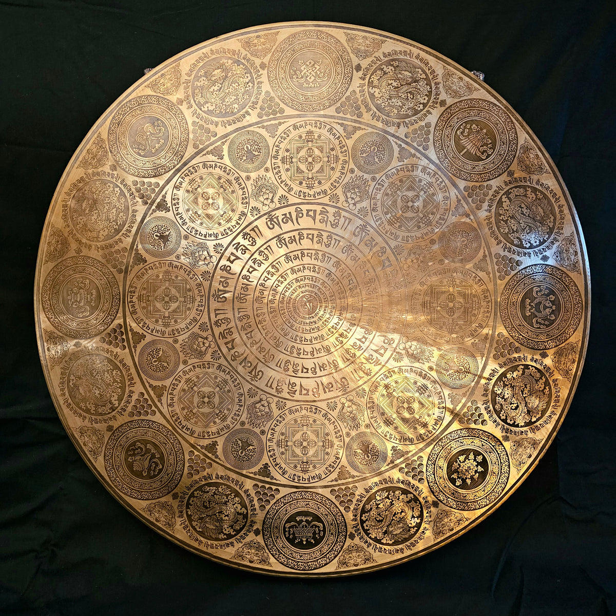 Temple gong from Nepal ø 80 cm