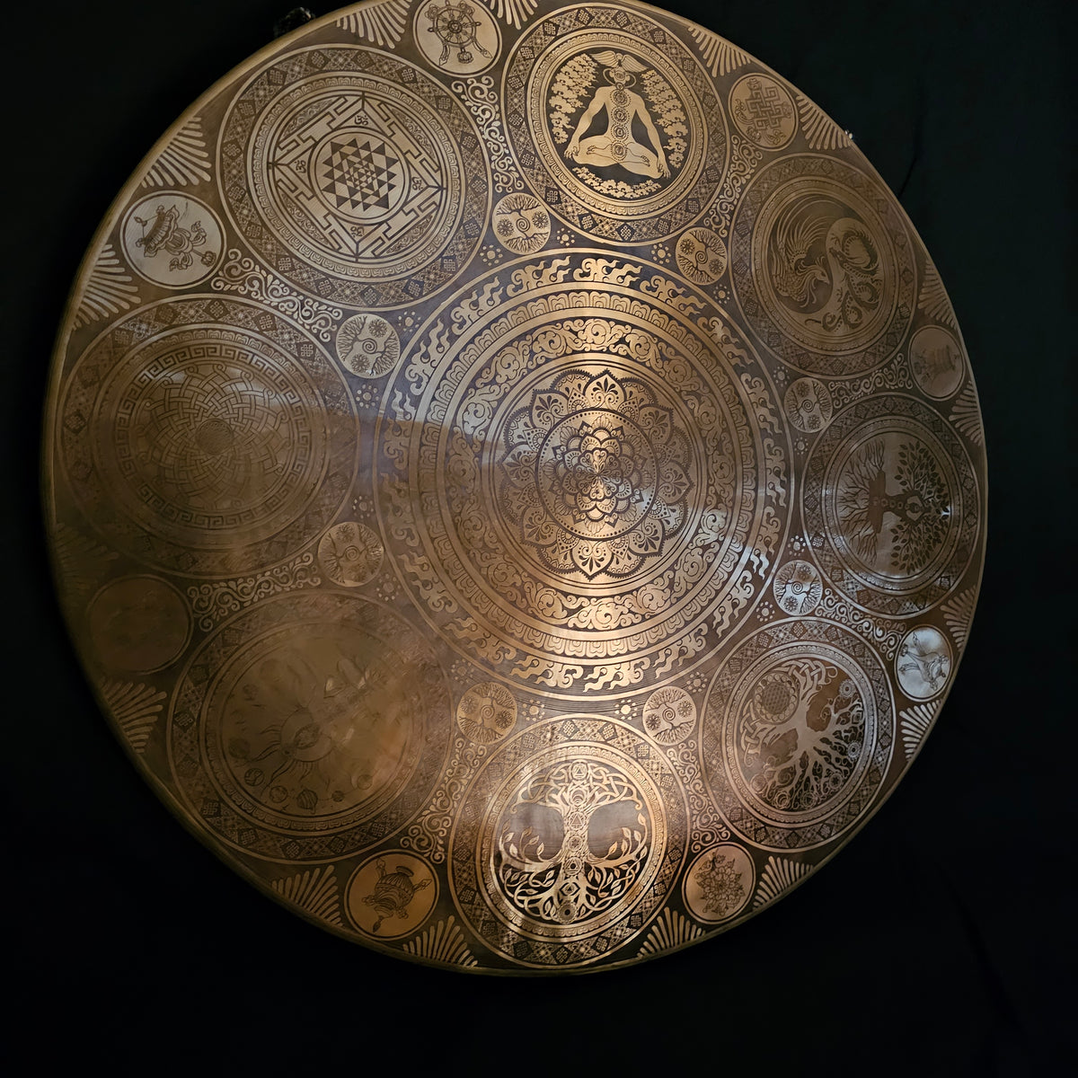 Temple gong from Nepal ø 70 cm