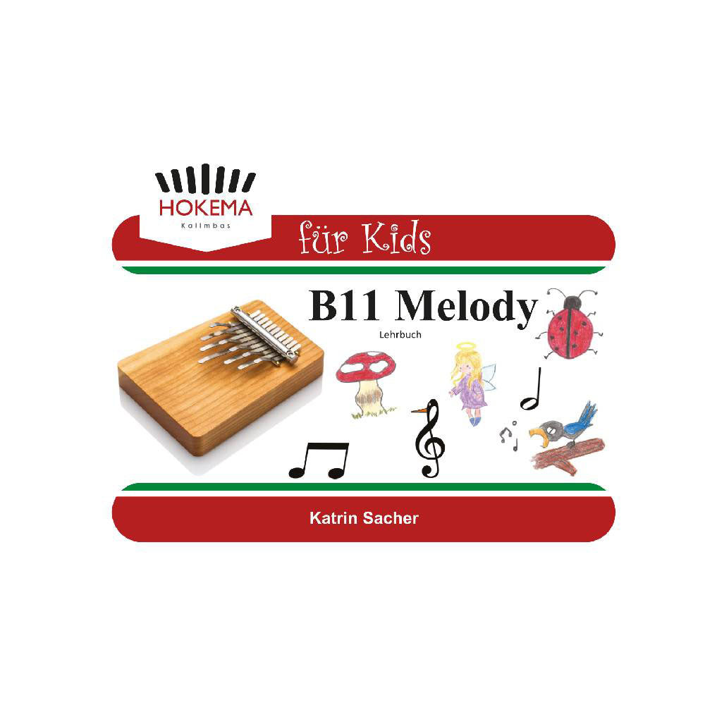 Lehrbuch für Kids - Kalimba B11 / Sansula Melody