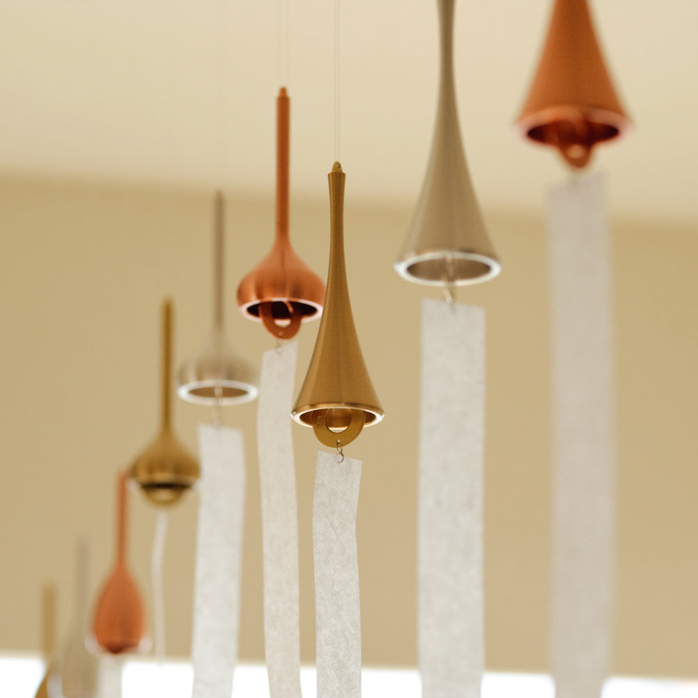 Japanese wind bell - gold | slim