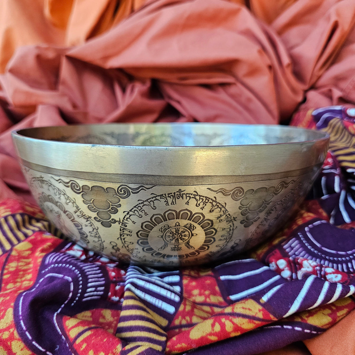 Singing bowl - Green Tara ø 23 cm