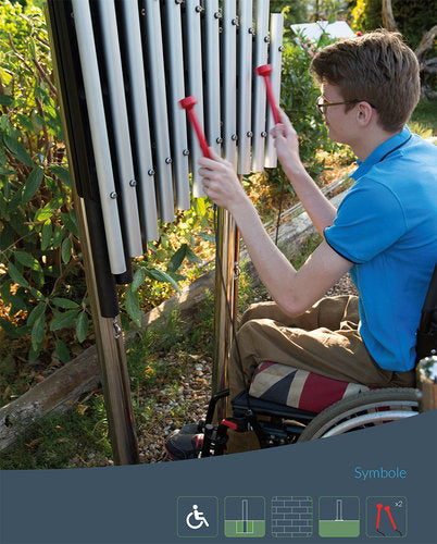 Cherub - Röhrenglockenspiel mit 11 Alu-Röhren | Outdoor Instrumente | Windspiele, Glocken &amp; Freechimes | Dunum.ch