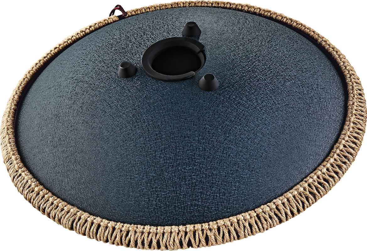 Octave Steel Tongue Drum - D Amara - Blumendesign | Handpan | Dunum.ch