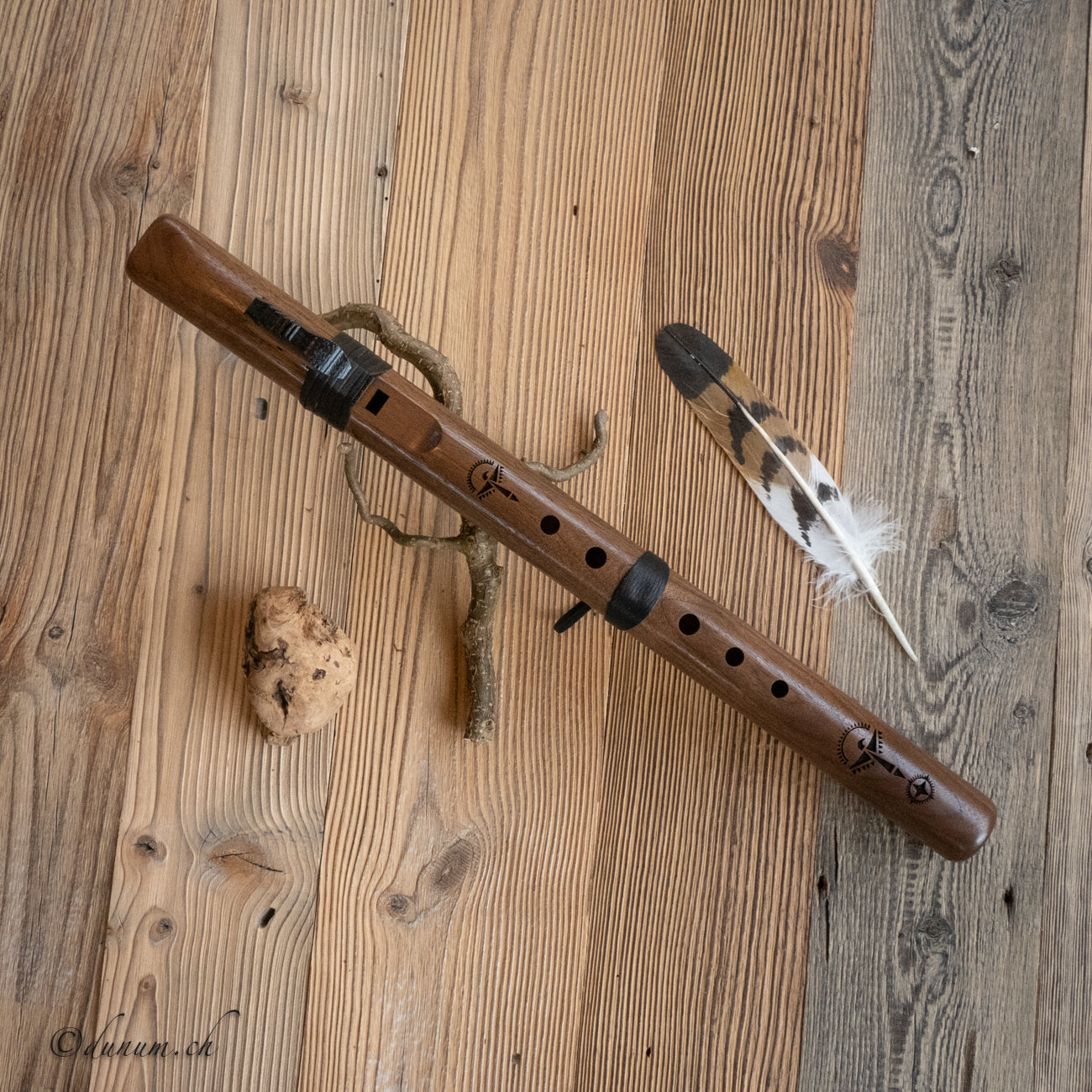 Kurz Native American Flöte Rosenholz – Muzikkon