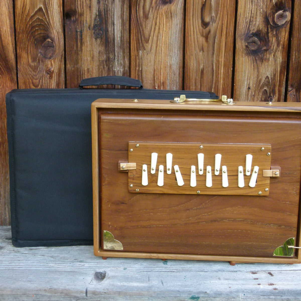 Shruti Box in C medium 440 Hz - Vollholz | Melodisch &amp; Harmonisch | Shrutibox &amp; Harmonium | Dunum.ch