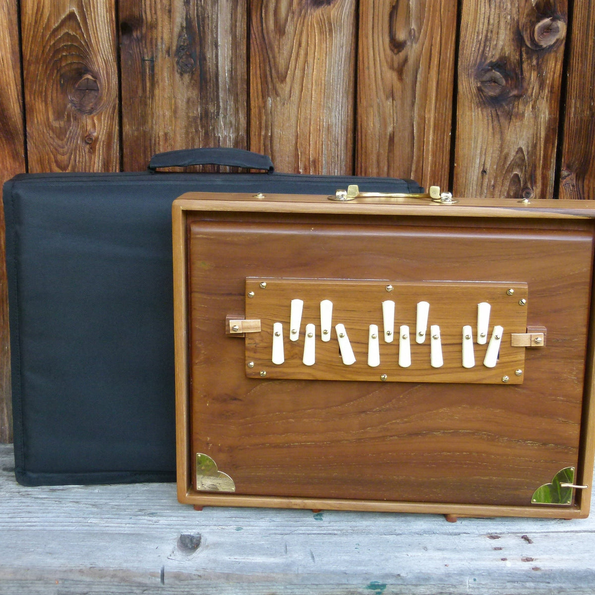 Shruti Box in C gross - 432 Hz - Vollholz | Melodisch &amp; Harmonisch | Shrutibox &amp; Harmonium | Dunum.ch