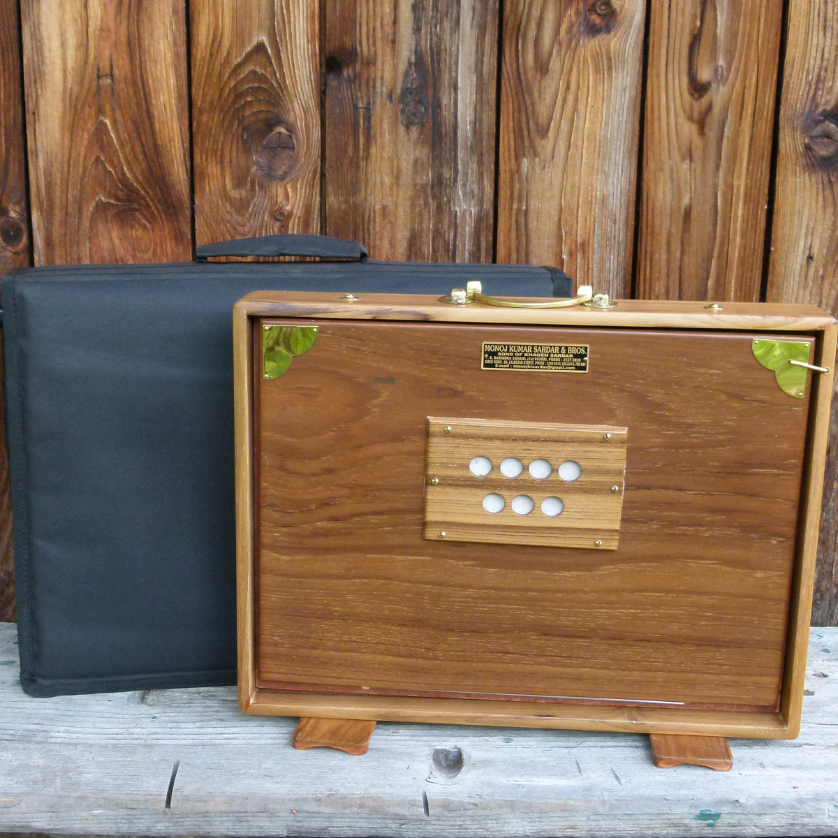 Shruti Box 2 Oktaven in G gross - 440 Hz Vollholz | Melodisch &amp; Harmonisch | Shrutibox &amp; Harmonium | Dunum.ch