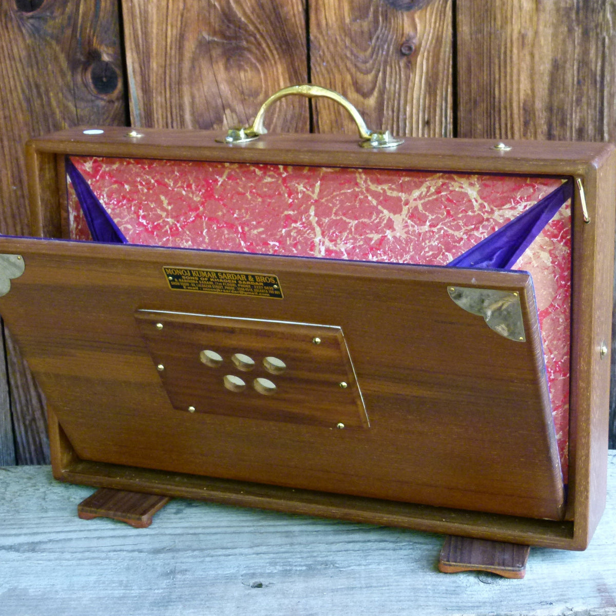 Shruti Box 2 Oktaven in G gross - 440 Hz Vollholz | Melodisch &amp; Harmonisch | Shrutibox &amp; Harmonium | Dunum.ch