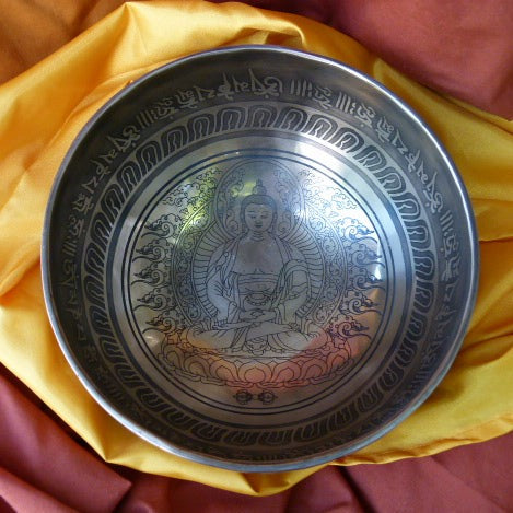Klangschale Dhyana-Buddha - ø 18.5 cm | Klangschalen &amp; Stimmgabeln | Dunum.ch