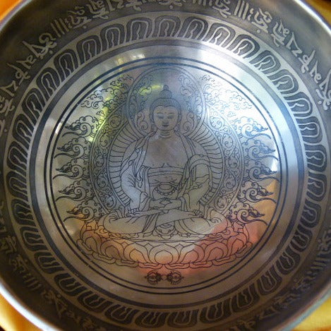 Klangschale Dhyana-Buddha - ø 18.5 cm | Klangschalen &amp; Stimmgabeln | Dunum.ch