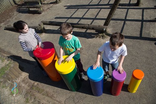 Regenbogen Sambas - Outdoor Trommeln | Perkussion | Drums | Dunum.ch