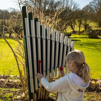 Cherub - Röhrenglockenspiel mit 11 Alu-Röhren | Outdoor Instrumente | Windspiele, Glocken &amp; Freechimes | Dunum.ch