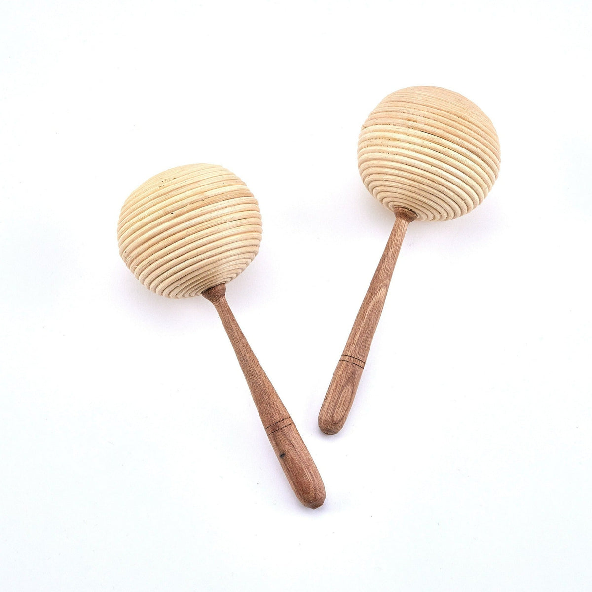 Rattan Maracas Gross | Musikinstrumente für Gross &amp; Klein | Klangeffektinstrumente | Dunum.ch