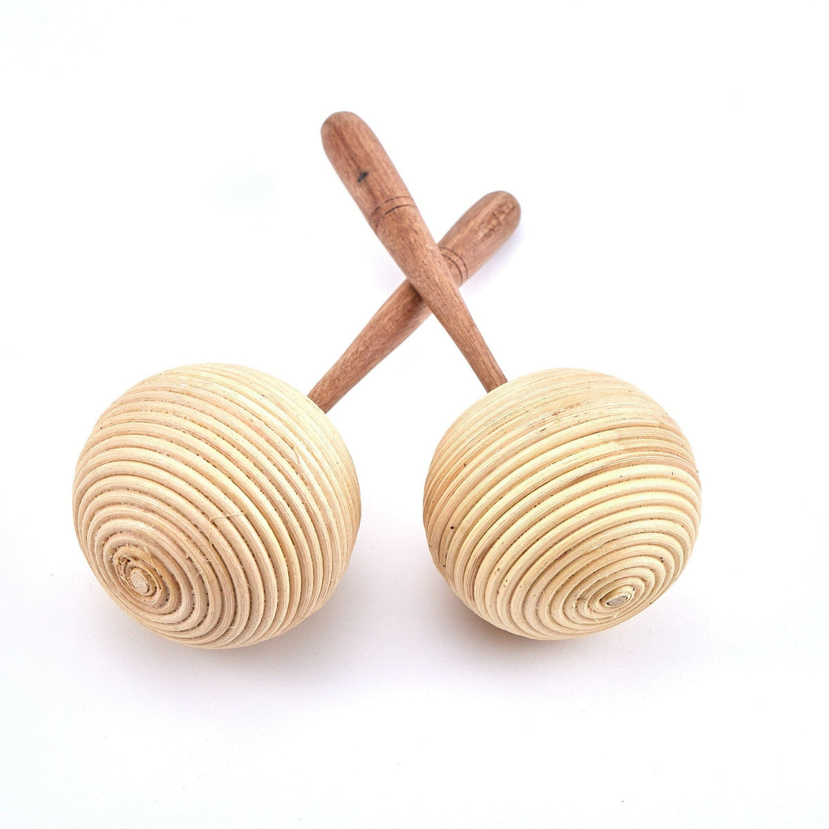 Rattan Maracas Gross | Musikinstrumente für Gross &amp; Klein | Klangeffektinstrumente | Dunum.ch