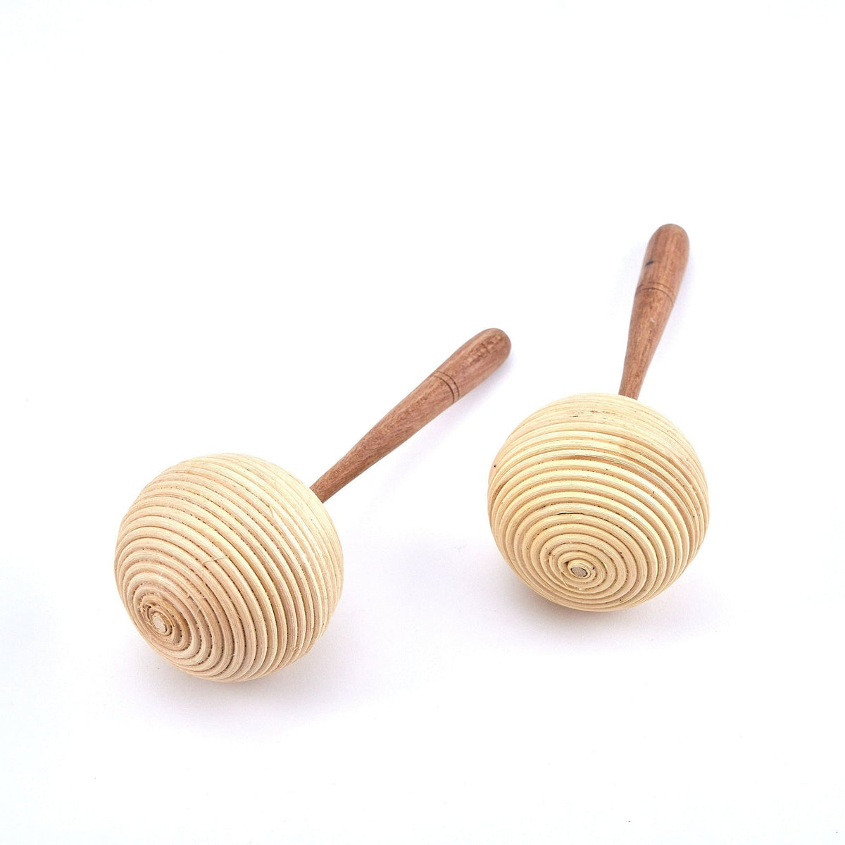 Rattan Maracas Gross | Musikinstrumente für Gross &amp; Klein | Klangeffektinstrumente | Dunum.ch