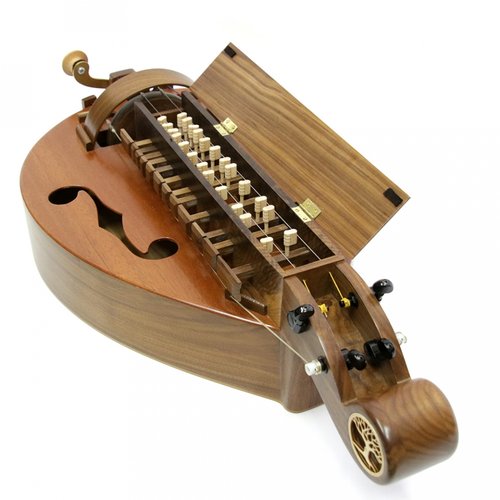 Hurdy Gurdy mit Tasche | Saiteninstrumente | Saiteninstrumente der Welt | Dunum.ch