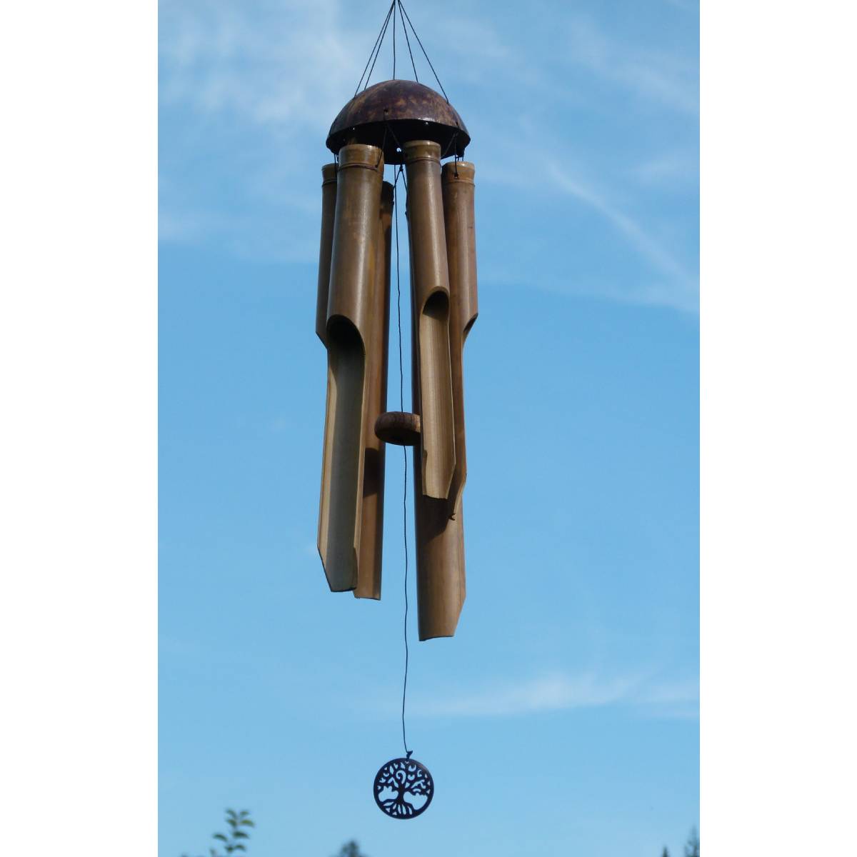 Bambus Windspiel m-Baum des Lebens | Koshi, Glocken &amp; Gong | Windspiele | Dunum.ch