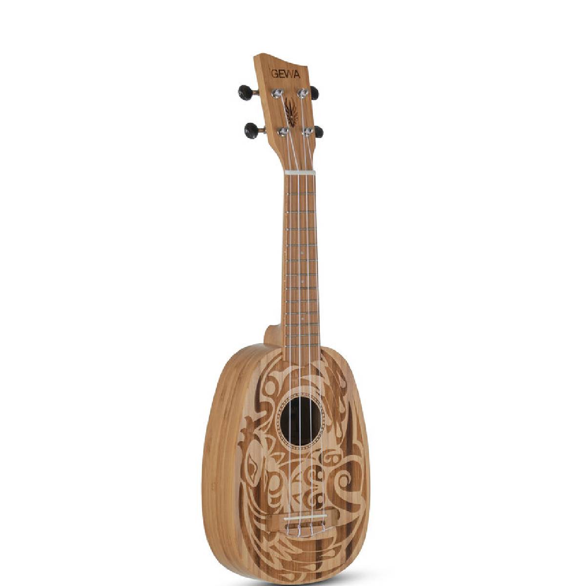 Ukulele Soprano Pineapple mit Tasche | Saiteninstrumente | Ukulele, Eco Guitarre &amp; Bass | Dunum.ch