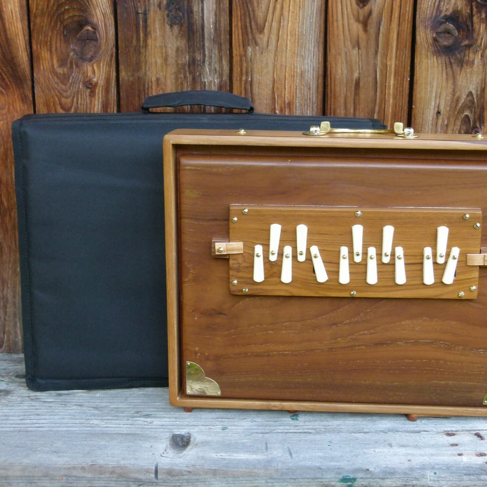 Shruti Box in C gross - 440 Hz - Vollholz | Melodisch &amp; Harmonisch | Shrutibox &amp; Harmonium | Dunum.ch