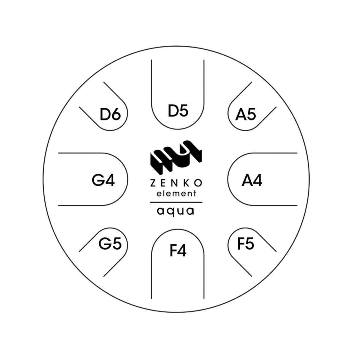 Zenko Element - Aqua - 432Hz | Handpan | Zenko | Dunum.ch