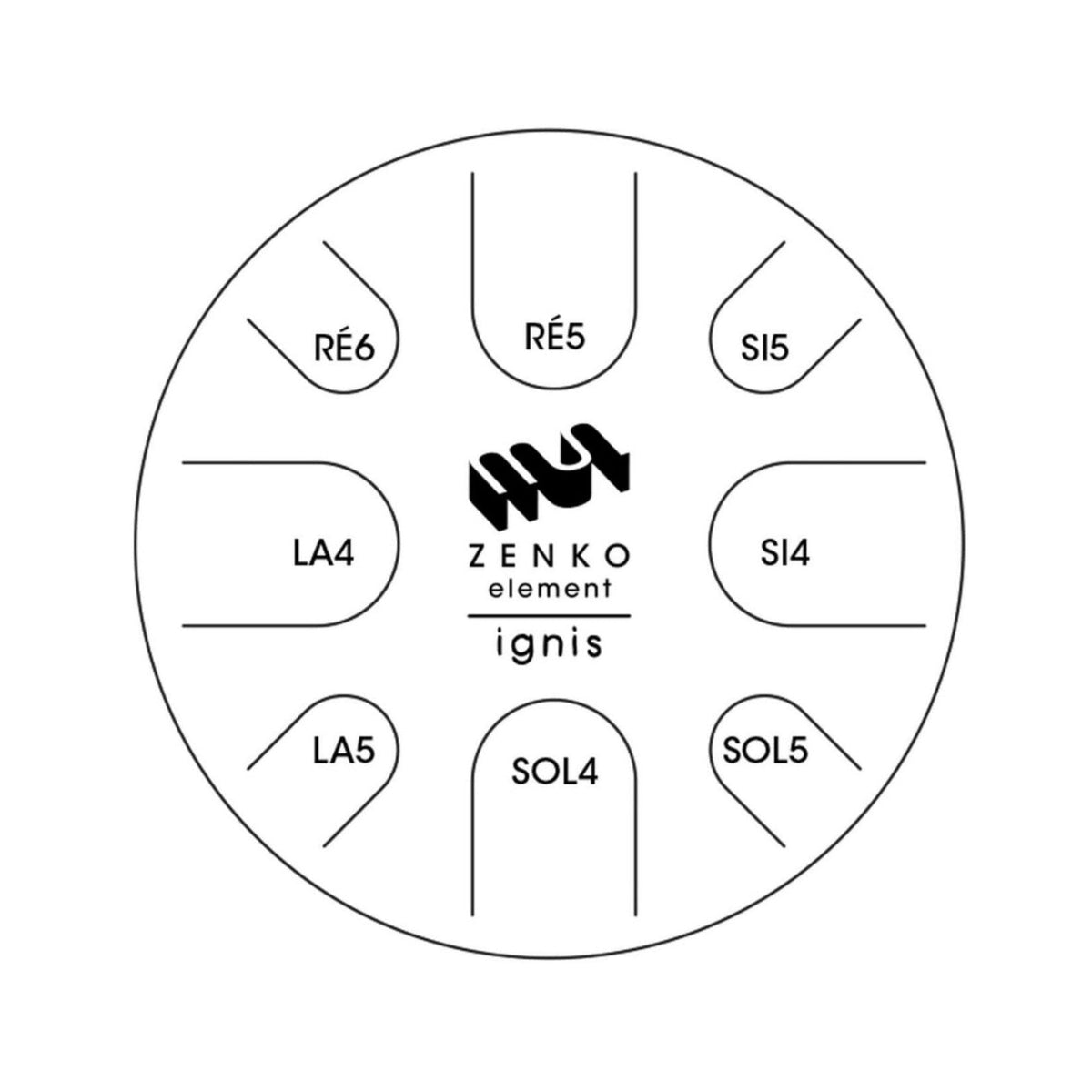 Zenko Element - Ignis - 432 Hz | Handpan | Zenko | Dunum.ch